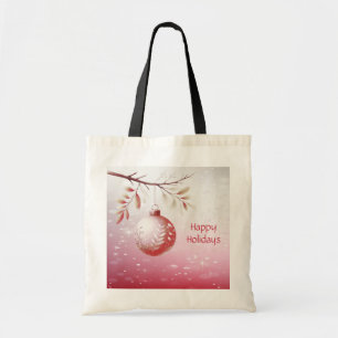 Rosa Decorative Weihnachtsball Tote Tasche