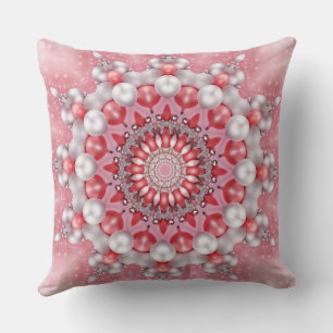 Rosa dekorative Holiday Throw Kissen