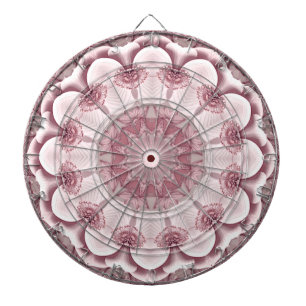 Rosa dekoratives Dartboard Dartscheibe
