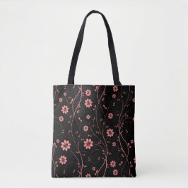 Rosa Delikate Blume Tasche