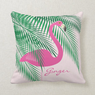 Rosa der Flamingo-Kissen des Ingwers Kissen