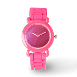 rosa Diagonaldesign Armbanduhr