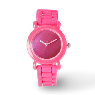 rosa Diagonaldesign Armbanduhr
