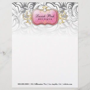 rosa Diamant der Platten-311-Lavish - Briefkopf