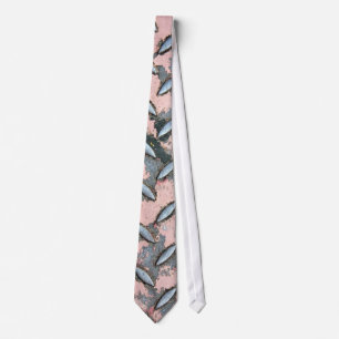 Rosa Diamant-Platten-Metall Krawatte