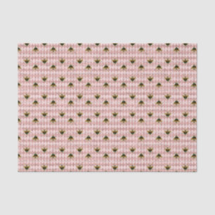 Rosa Diamant Vintages Insekt Seidenpapier