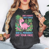 Rosa Dinosaurier Prinzessin Sarkastisches Lustiges