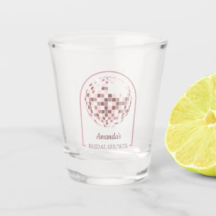 Rosa Disco Boogie Brautparty Schnapsglas
