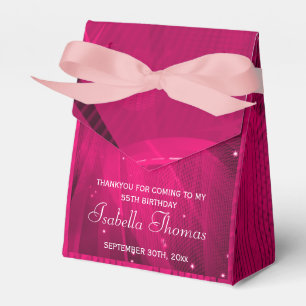 Rosa Disco-Kugel und Glitzer-Absatz-Geschenkbox Geschenkschachtel