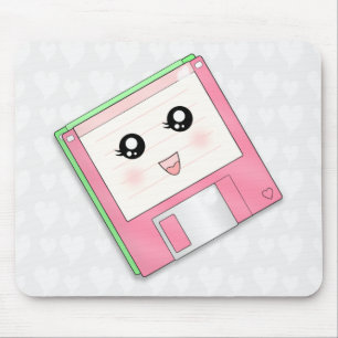 Rosa Diskette Mousepad