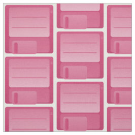 rosa Diskettenmuster Stoff