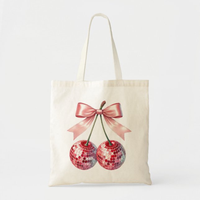 Rosa Diskothek Tragetasche (Vorne)