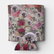 Rosa Diskotheken, Skulpturen und Rose Motiv