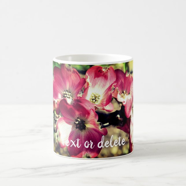 Rosa Dogwood-Blume Personalisiert Kaffeetasse (Mittel)