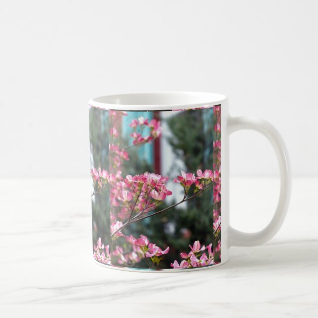 Rosa Dogwood Kaffeetasse (Rechts)