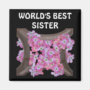 ROSA DOGWOOD-MAGNET MAGNET