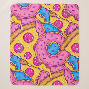 rosa Donuts Pizza Teigdonuts Sherpadecke