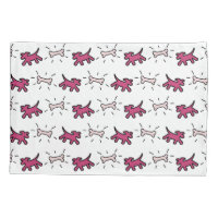Rosa Dose und Krongraffiti Pillowcase