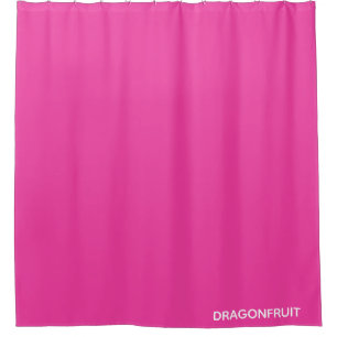 Rosa Dragonfruit Duschvorhang