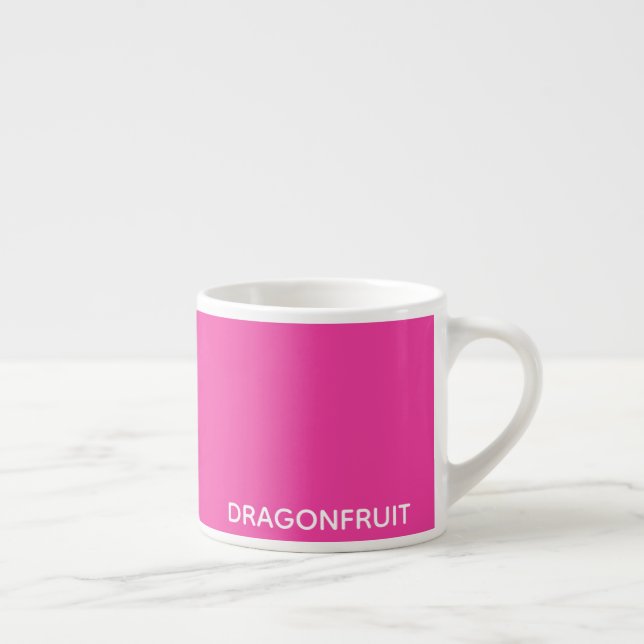 Rosa Dragonfruit Espressotasse (Rechts)