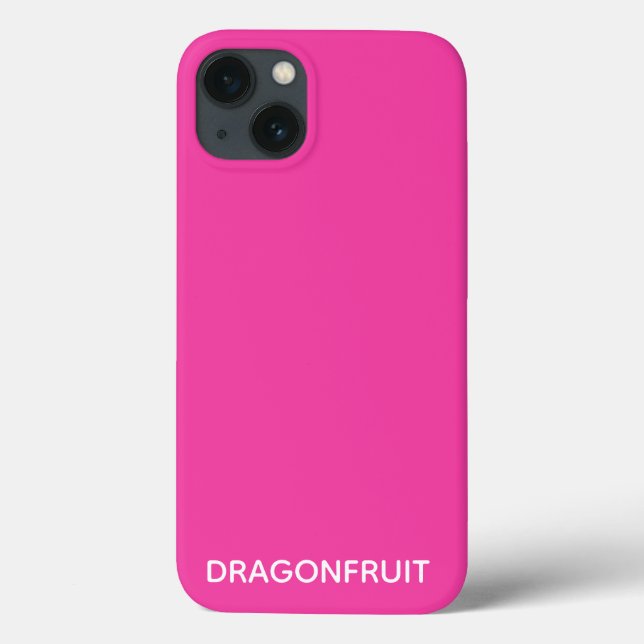 Rosa Dragonfruit-Farbname Case-Mate iPhone-Fall iPhone Hülle (Rückseite)