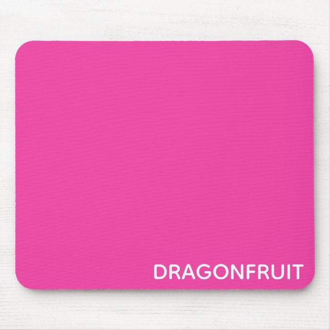 Rosa Dragonfruit Mousepad (Vorne)