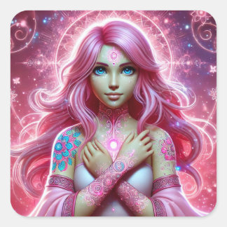 Rosa Dream Aura Aufkleber