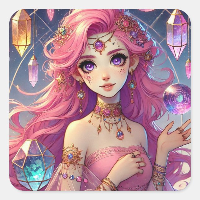 Rosa Dream Aura Aufkleber (Vorderseite)