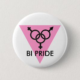 ROSA DREIECK-BI-STOLZ-SYMBOL BUTTON