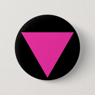 rosa Dreieck Button