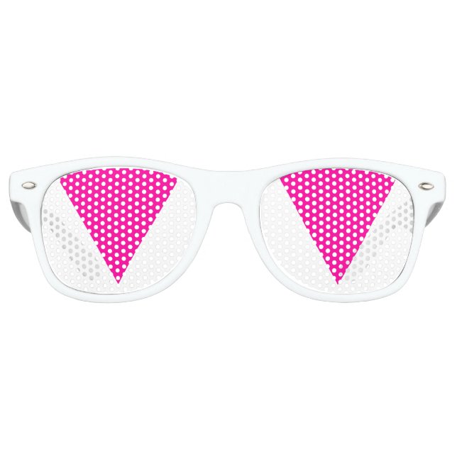 rosa Dreieck Sonnenbrille (Vorderseite)