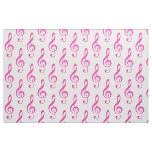 Rosa dreifacher Clef-Muster-Gewebe Stoff