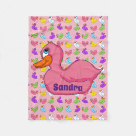 Rosa Duck Fleece Blanket