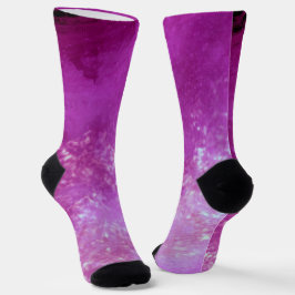 Rosa dunkle Sturmwolken Socken