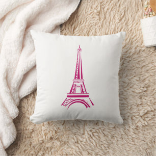 Rosa Eiffel Handtuch Paris Kissen