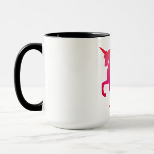 Rosa Einhorn Combo-Tasse Tasse
