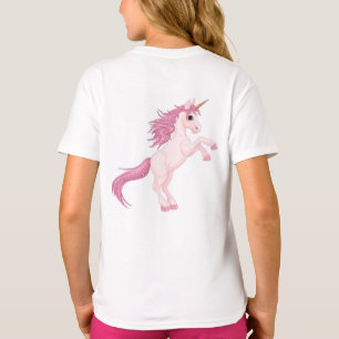 Rosa Einhorn Girls T - Shirt XS bis XL
