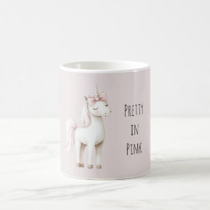 Rosa Einhorn Kaffeetasse