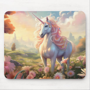 Rosa Einhorn Mousepad