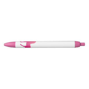 Rosa Einhorn Tinte Pen, schwarze Tinte Kugelschreiber