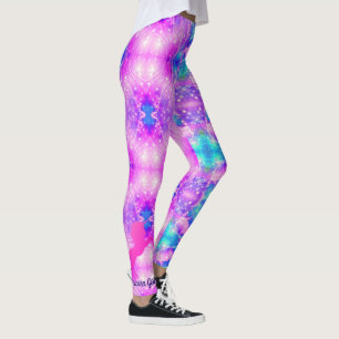 Rosa Einicorn Individuelle Name Leggings Yoga Pant