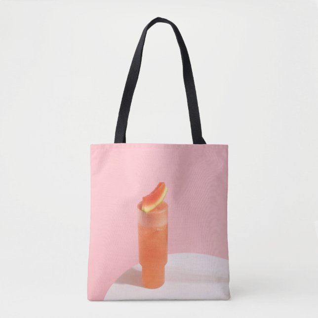 Rosa Eis auf der Membran Tasche (Vorderseite)