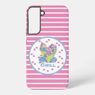 Rosa Eiscreme-Kälte Samsung Galaxy Hülle