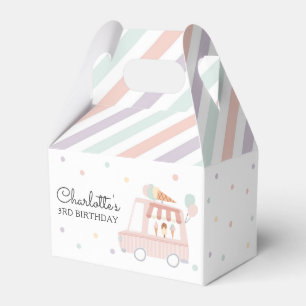 Rosa Eiscreme Truck Geburtstagsparty Dekorationen Geschenkschachtel