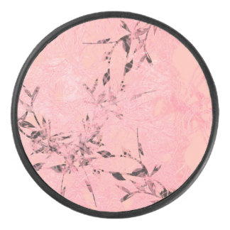 rosa eishockey puck