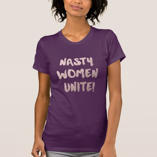 Rosa eklige Frauen vereinigen T-Shirt