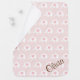 Rosa Elefant-Muster-Mädchen-Baby-Decke Babydecke (Beispiel)