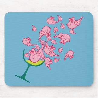 Rosa Elefanten Mousepad