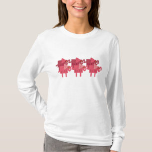Rosa ELEFANTEN T-Shirt
