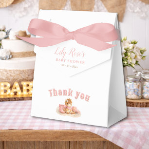 Rosa elegante kleine Cowgirl-Baby-Party Geschenkschachtel